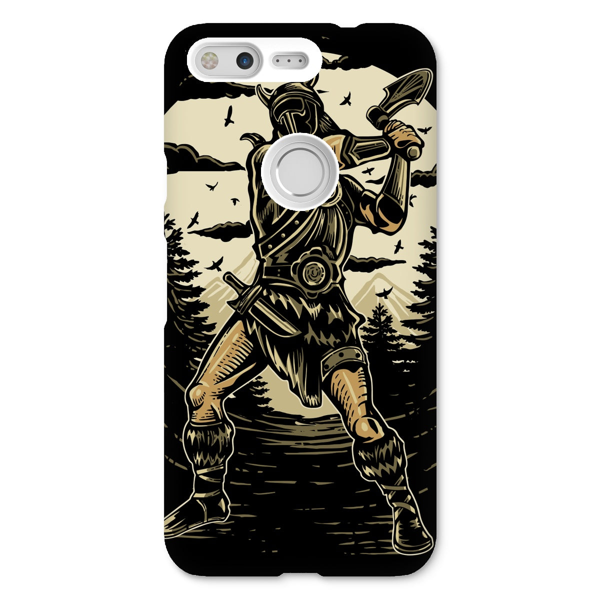 The Moon Viking Snap Phone Case