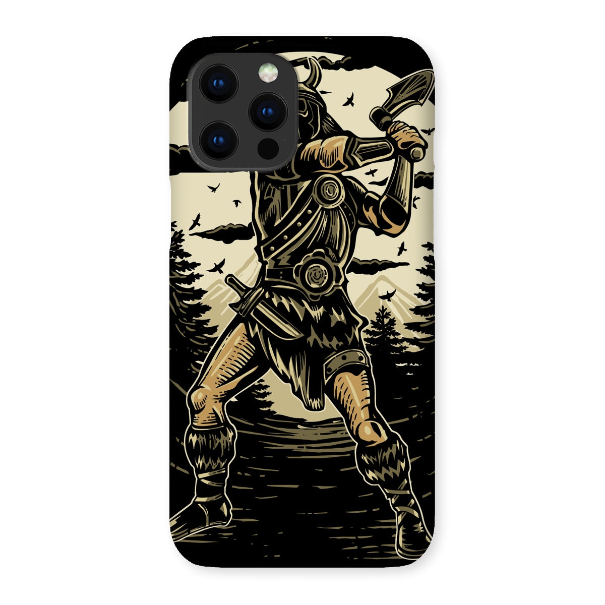 The Moon Viking Snap Phone Case