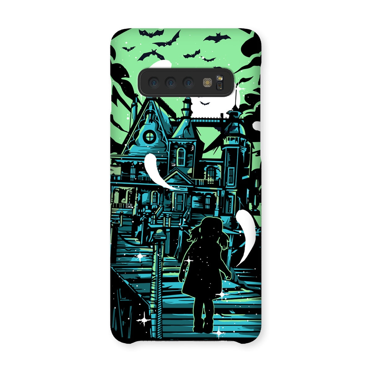 Little Girl At A Haunted Mansion Snap Phone Case