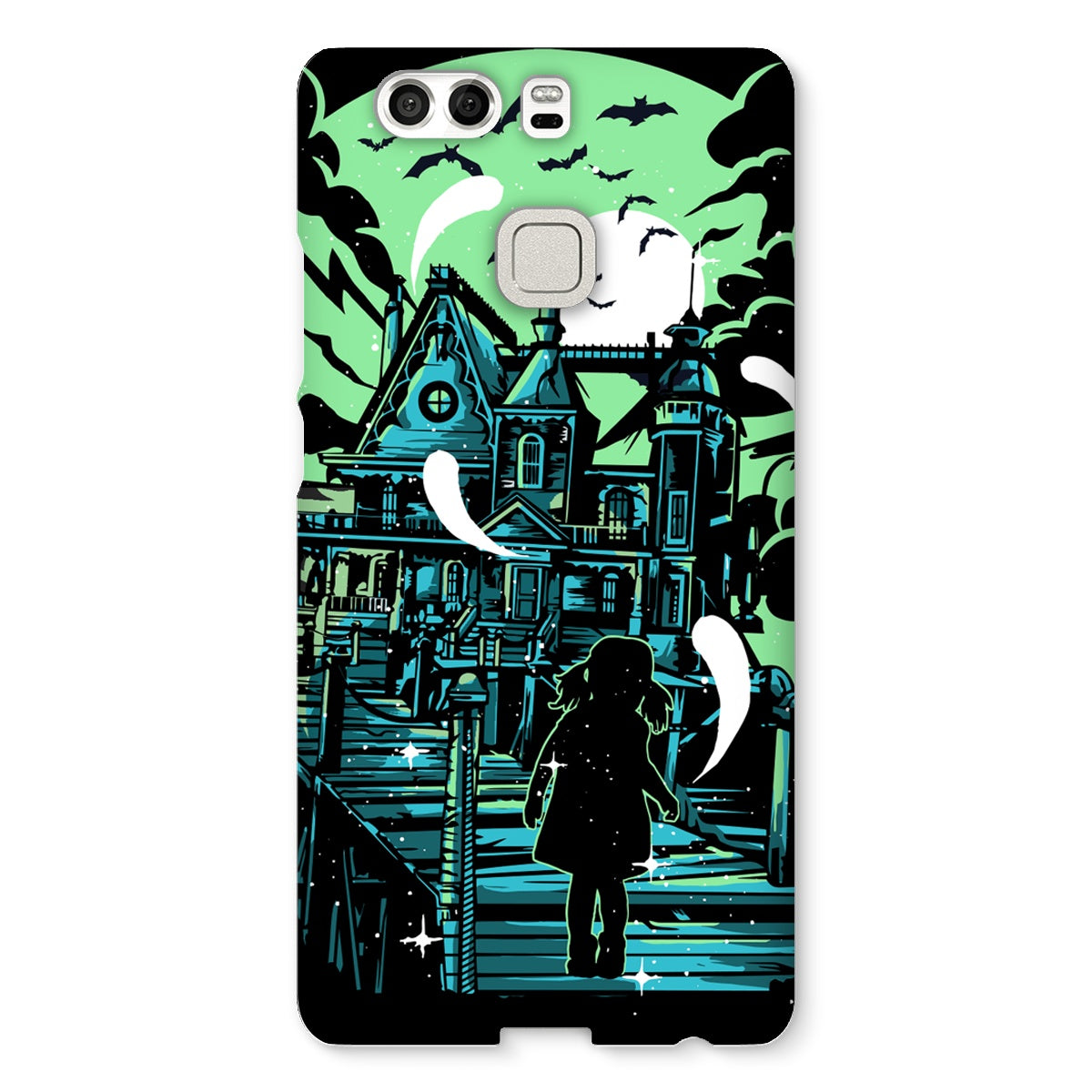 Little Girl At A Haunted Mansion Snap Phone Case