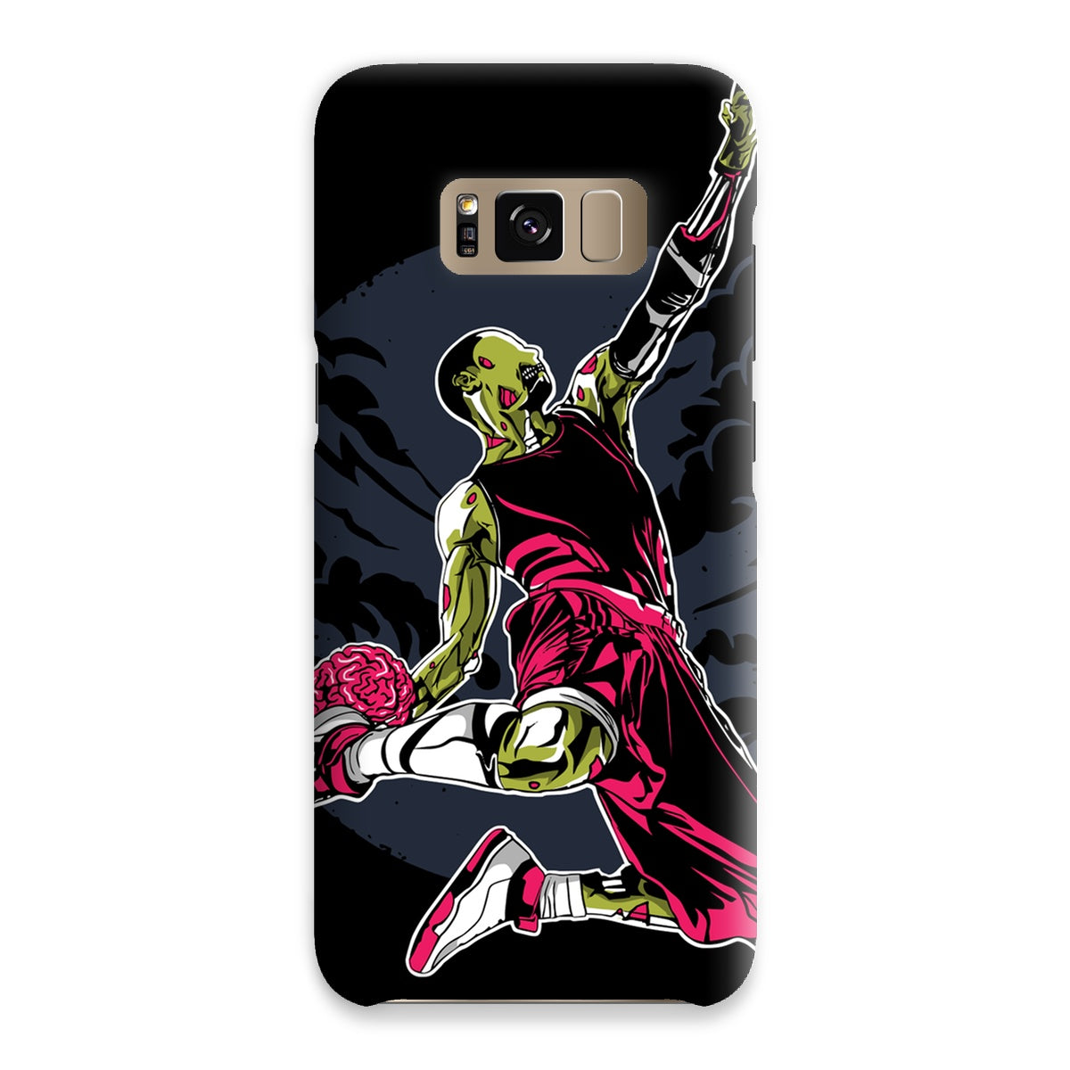 Brainy Basketball Zombie Snap Phone Case