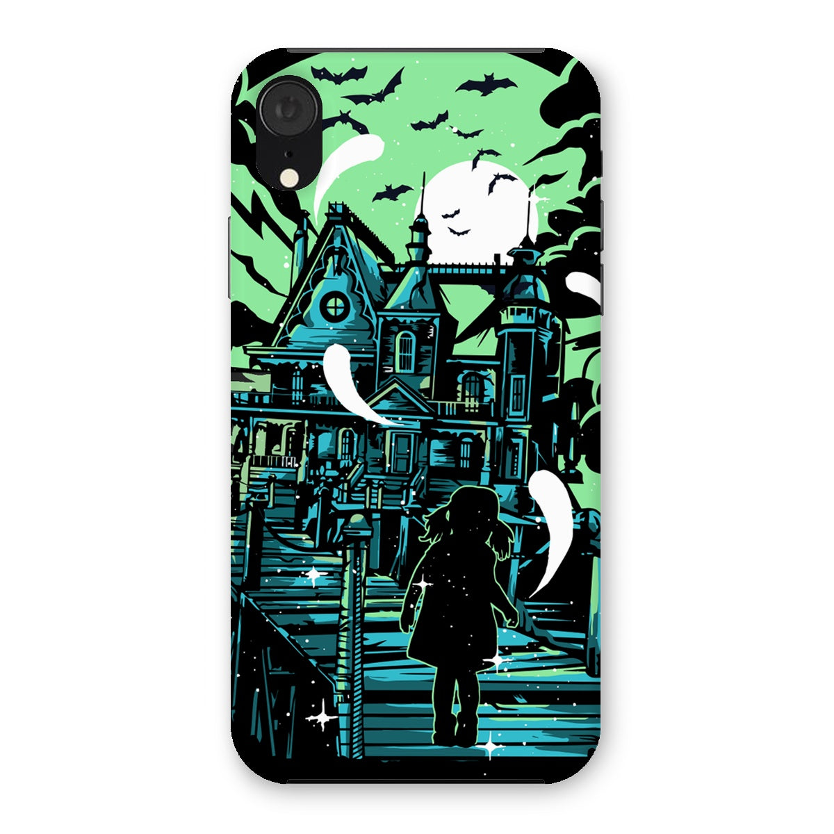 Little Girl At A Haunted Mansion Snap Phone Case