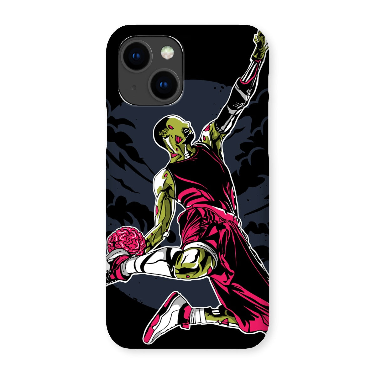 Brainy Basketball Zombie Snap Phone Case