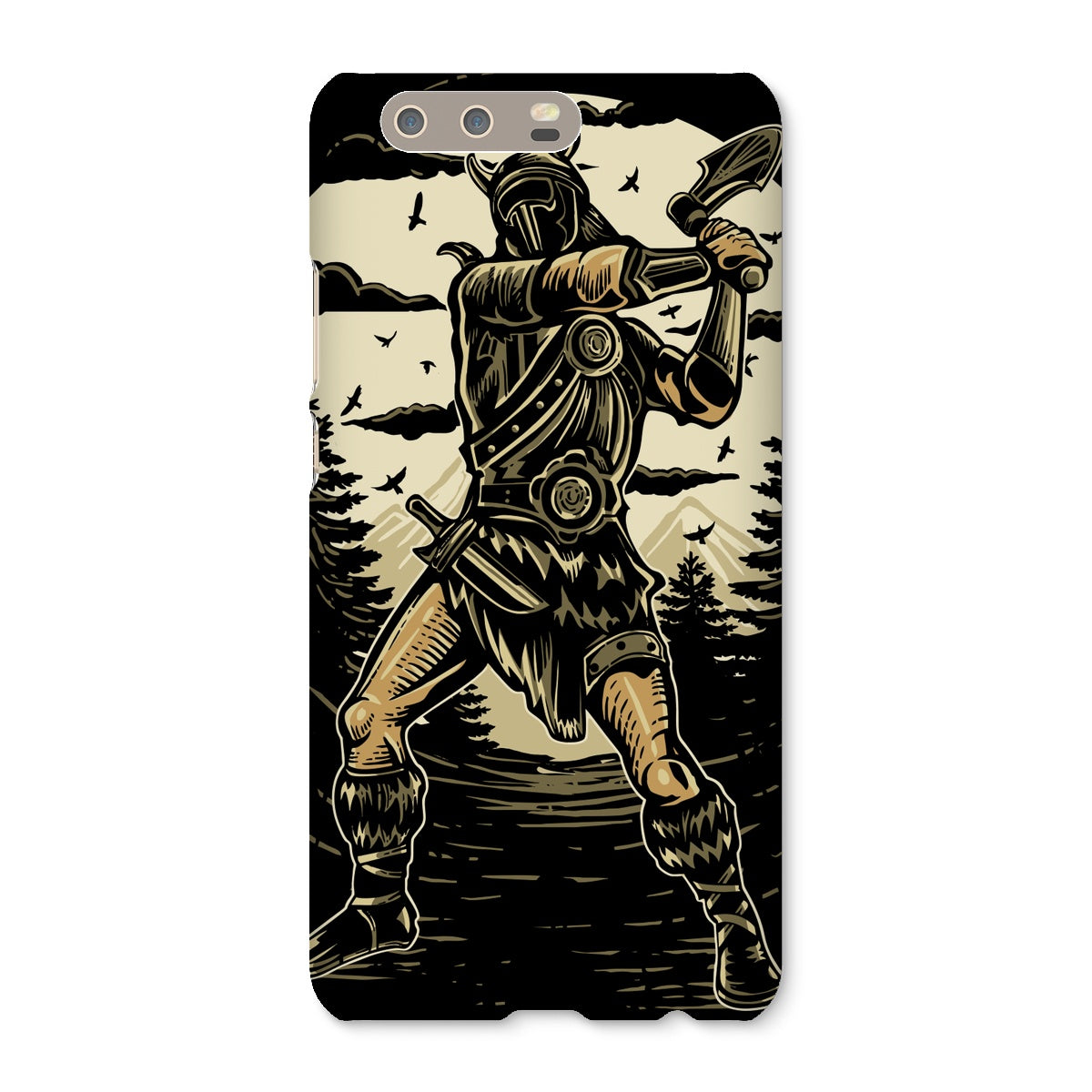 The Moon Viking Snap Phone Case