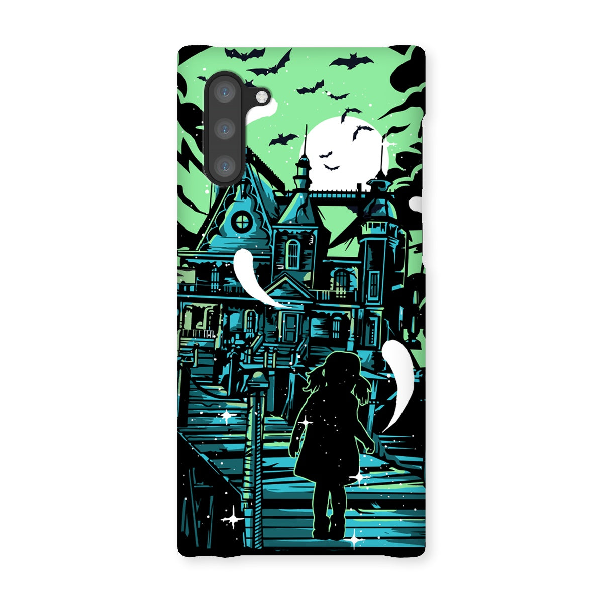 Little Girl At A Haunted Mansion Snap Phone Case