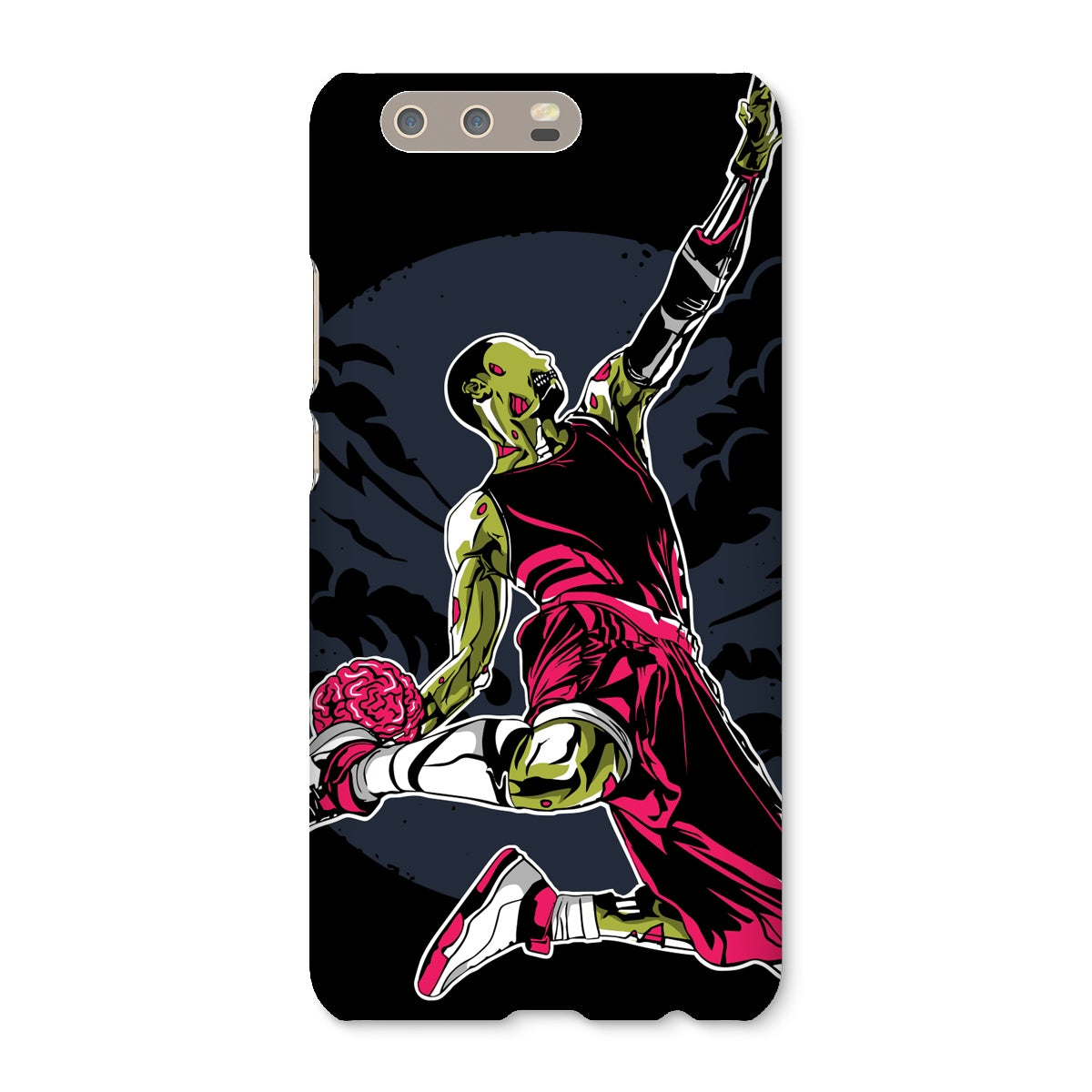 Brainy Basketball Zombie Snap Phone Case