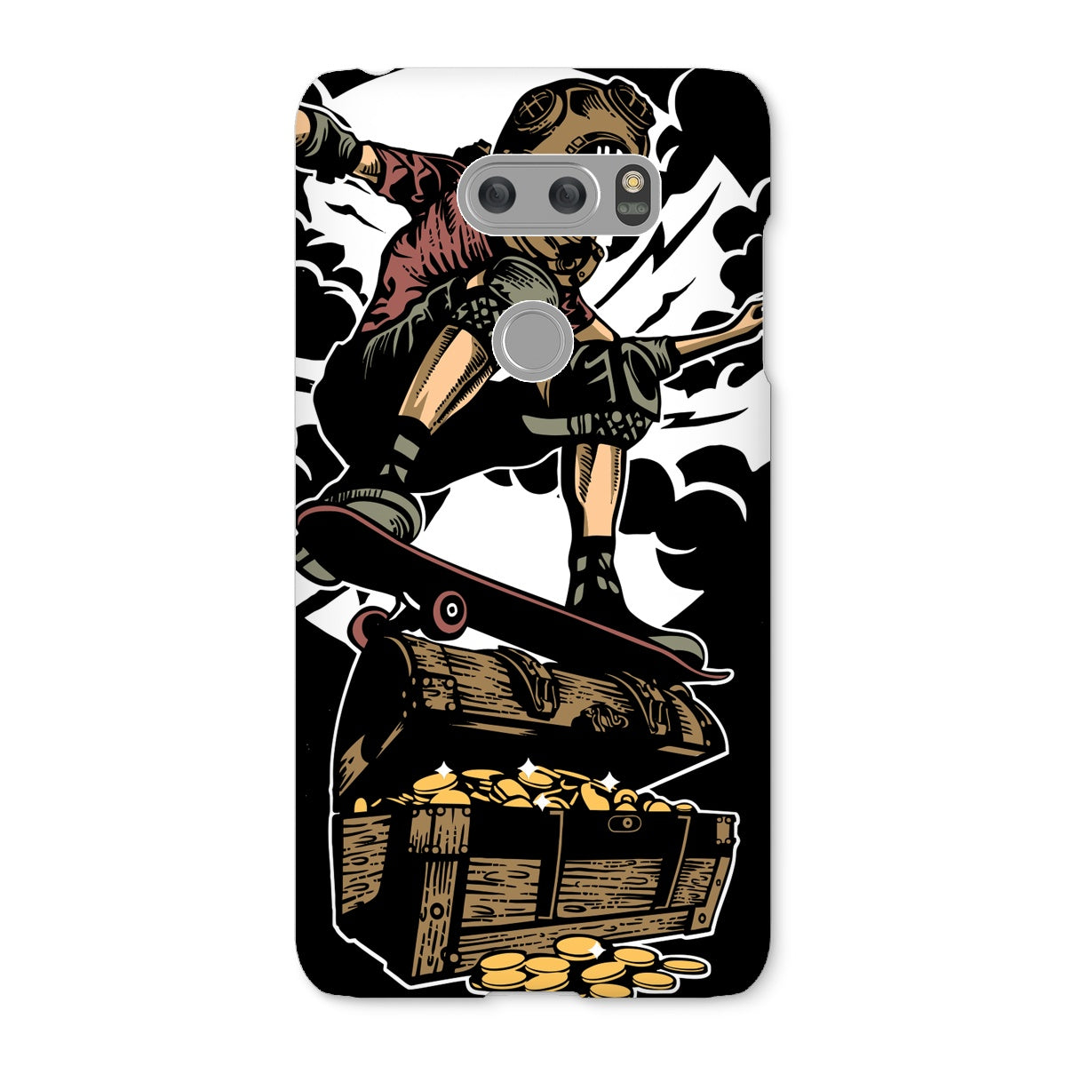 Skateboarding The Booty Snap Phone Case