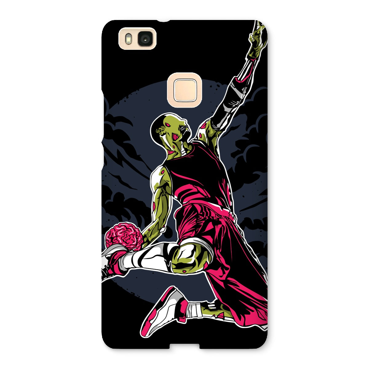 Brainy Basketball Zombie Snap Phone Case