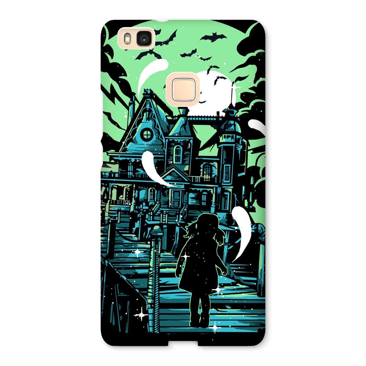 Little Girl At A Haunted Mansion Snap Phone Case