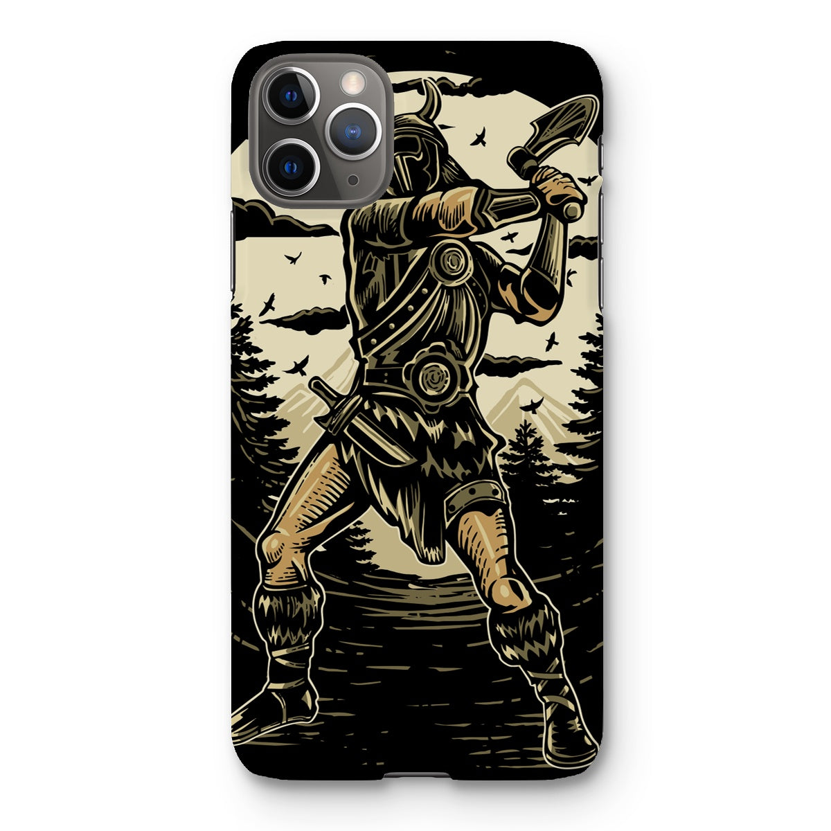 The Moon Viking Snap Phone Case