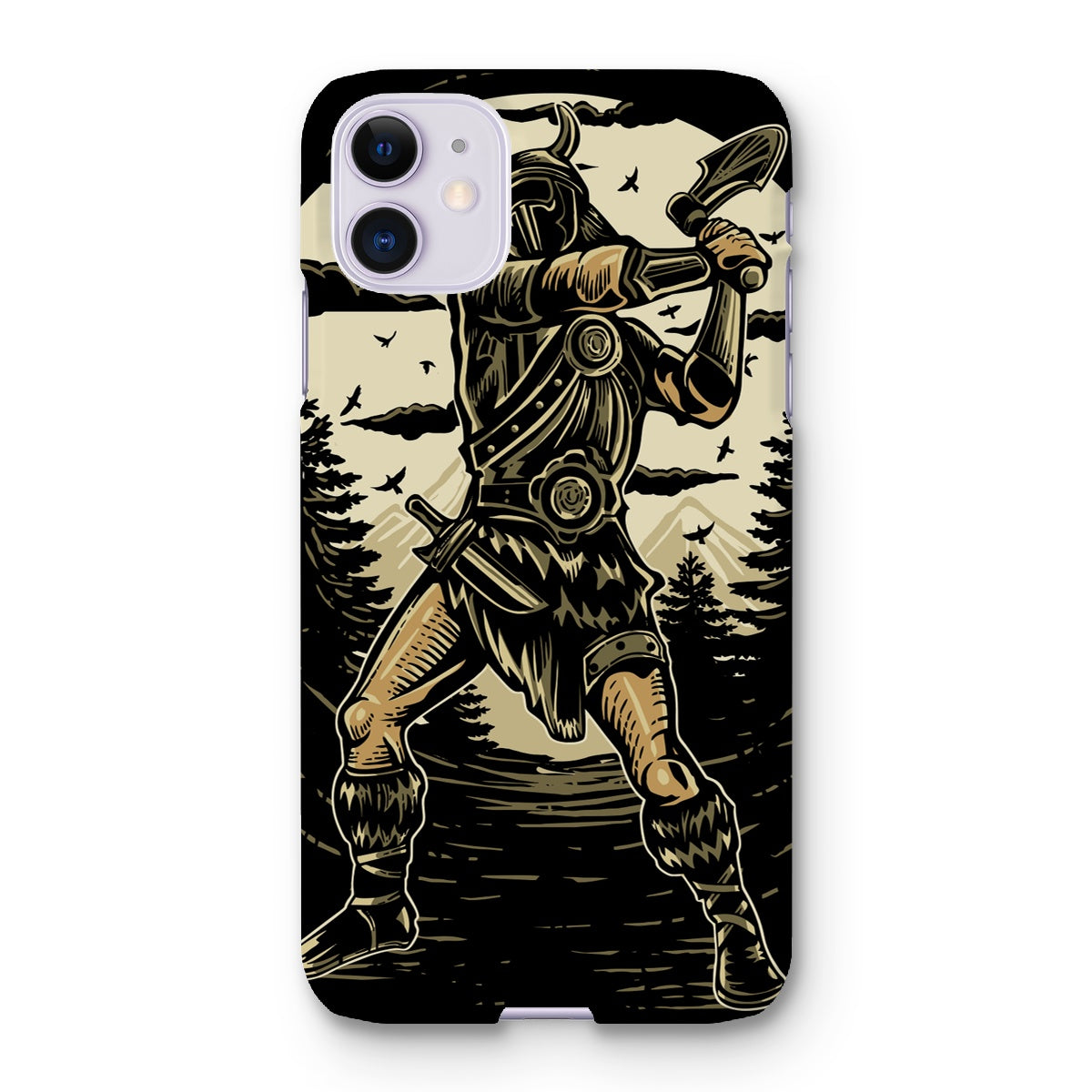 The Moon Viking Snap Phone Case