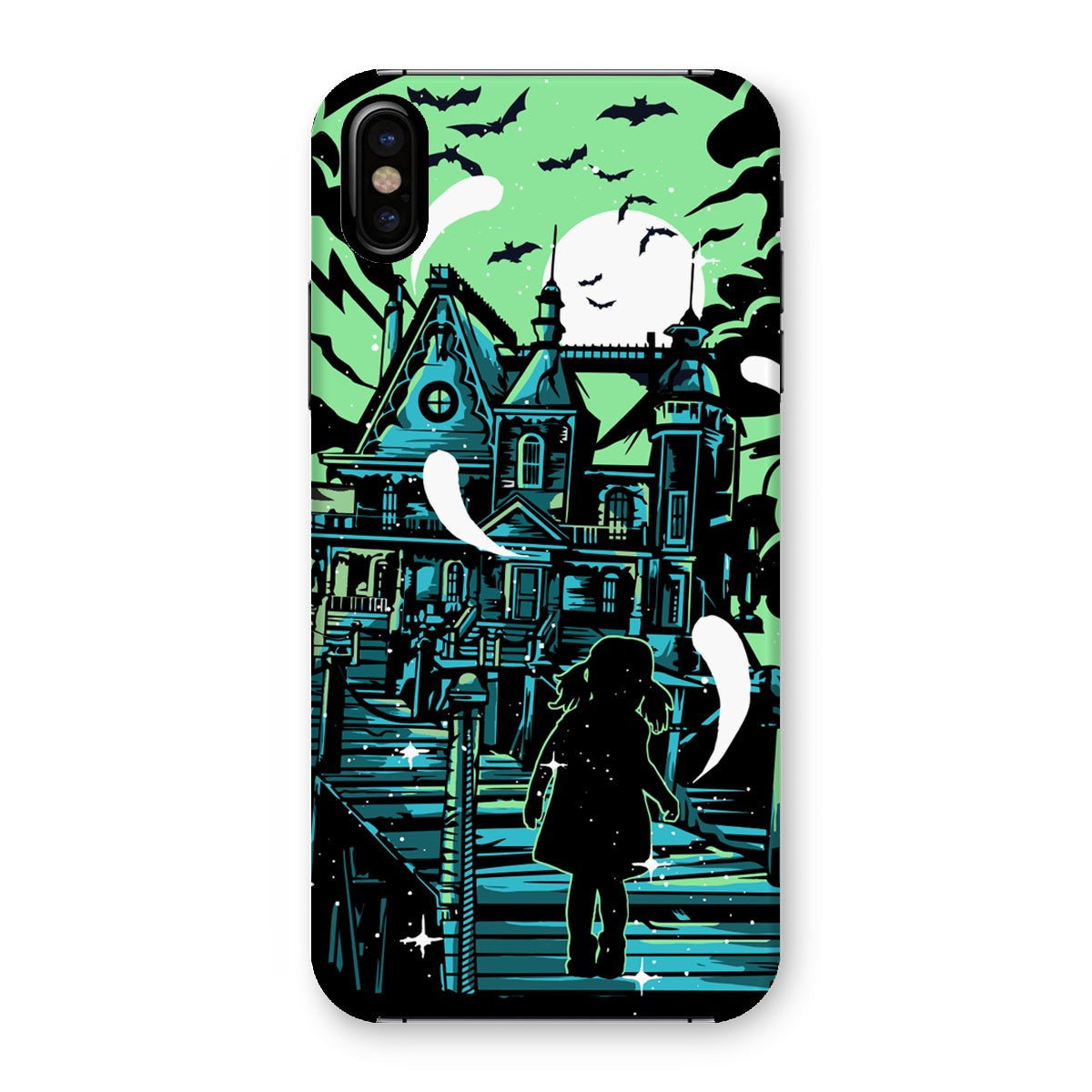 Little Girl At A Haunted Mansion Snap Phone Case