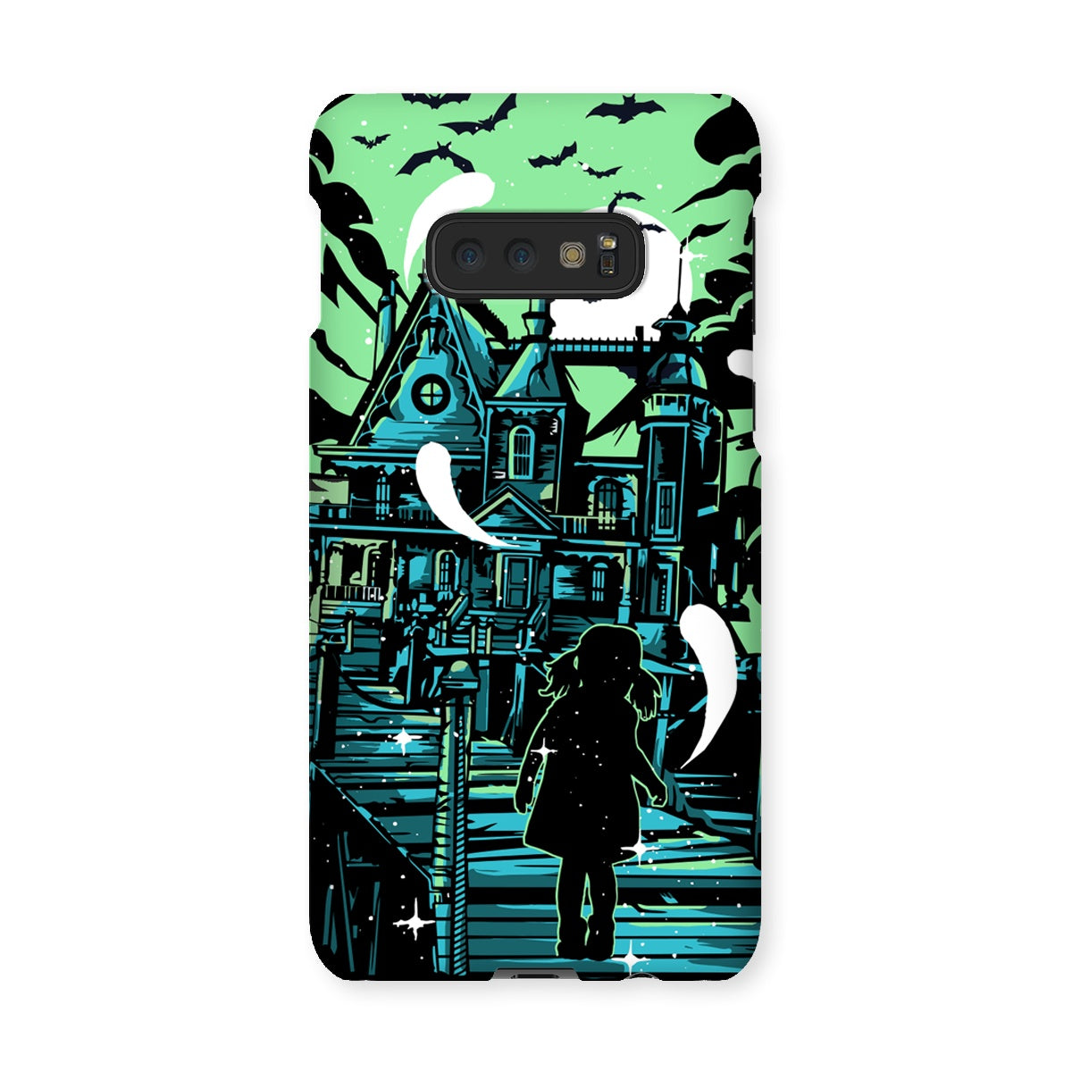 Little Girl At A Haunted Mansion Snap Phone Case