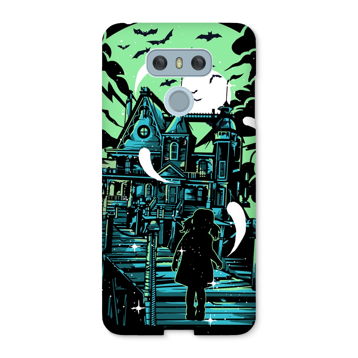 Little Girl At A Haunted Mansion Snap Phone Case