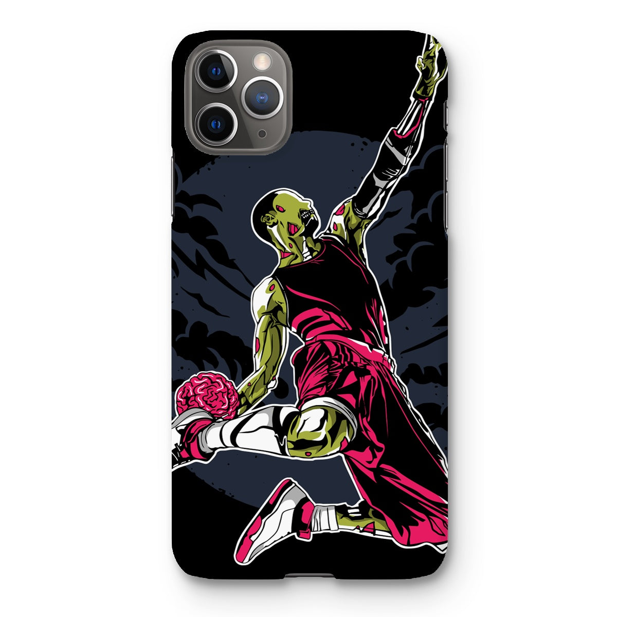 Brainy Basketball Zombie Snap Phone Case