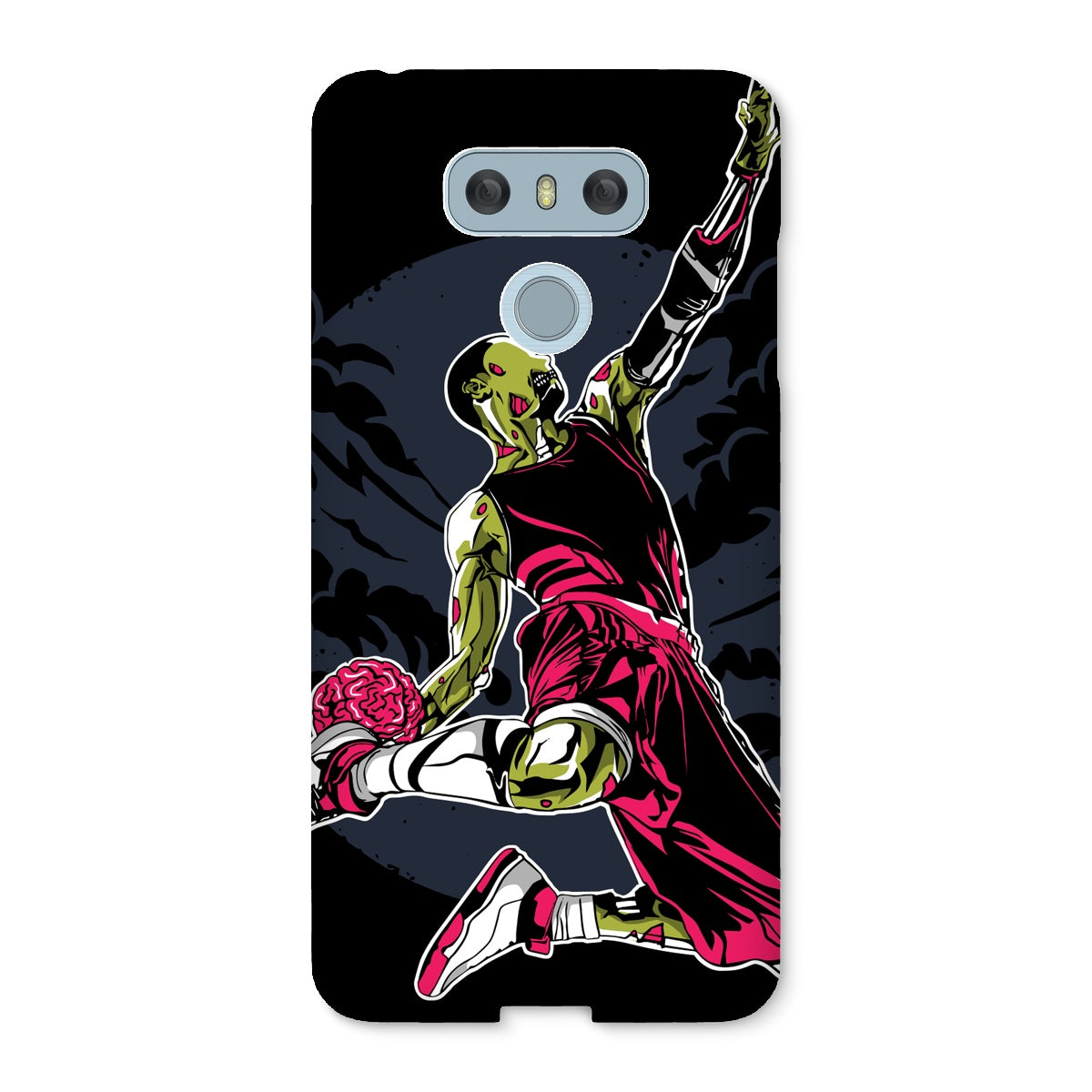 Brainy Basketball Zombie Snap Phone Case