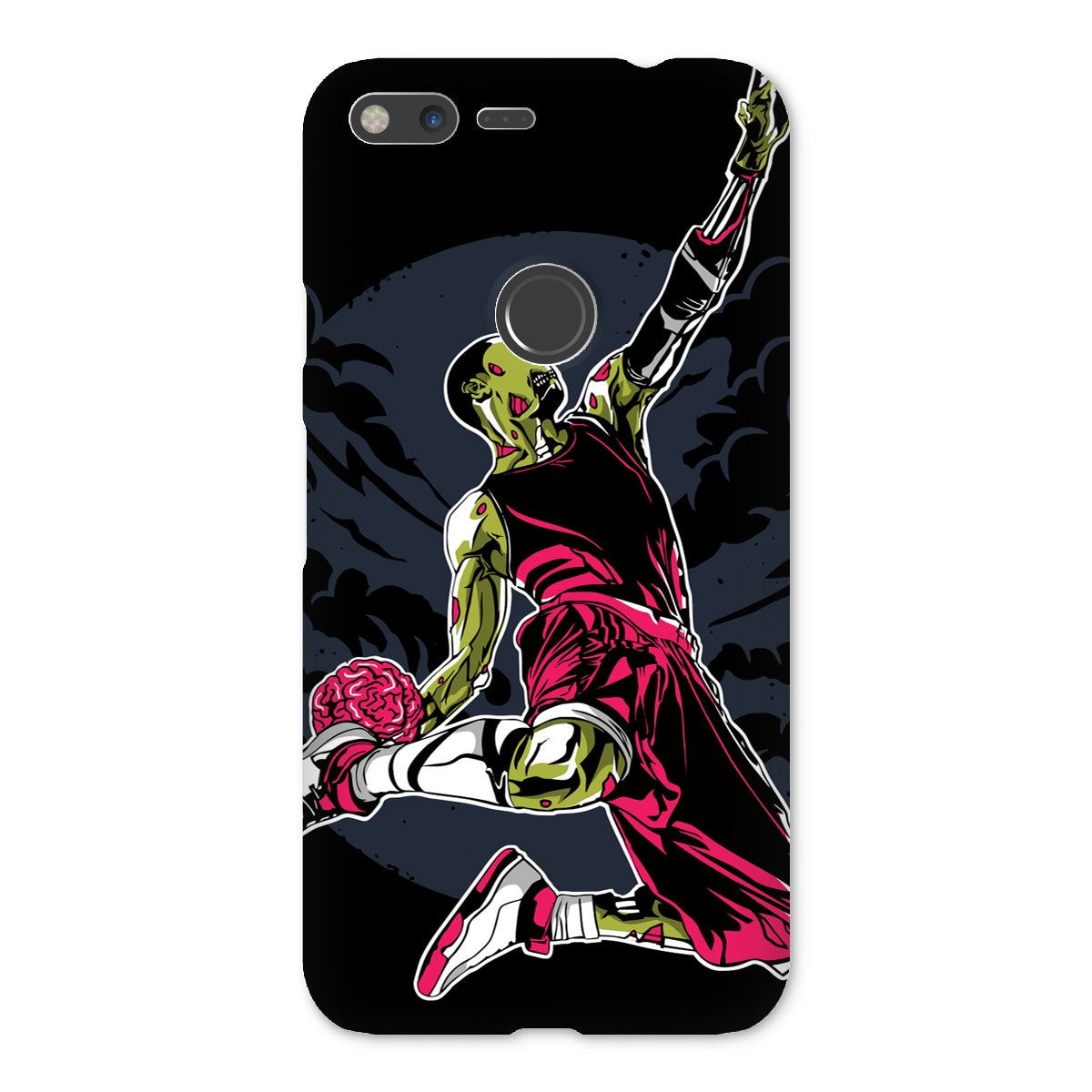 Brainy Basketball Zombie Snap Phone Case