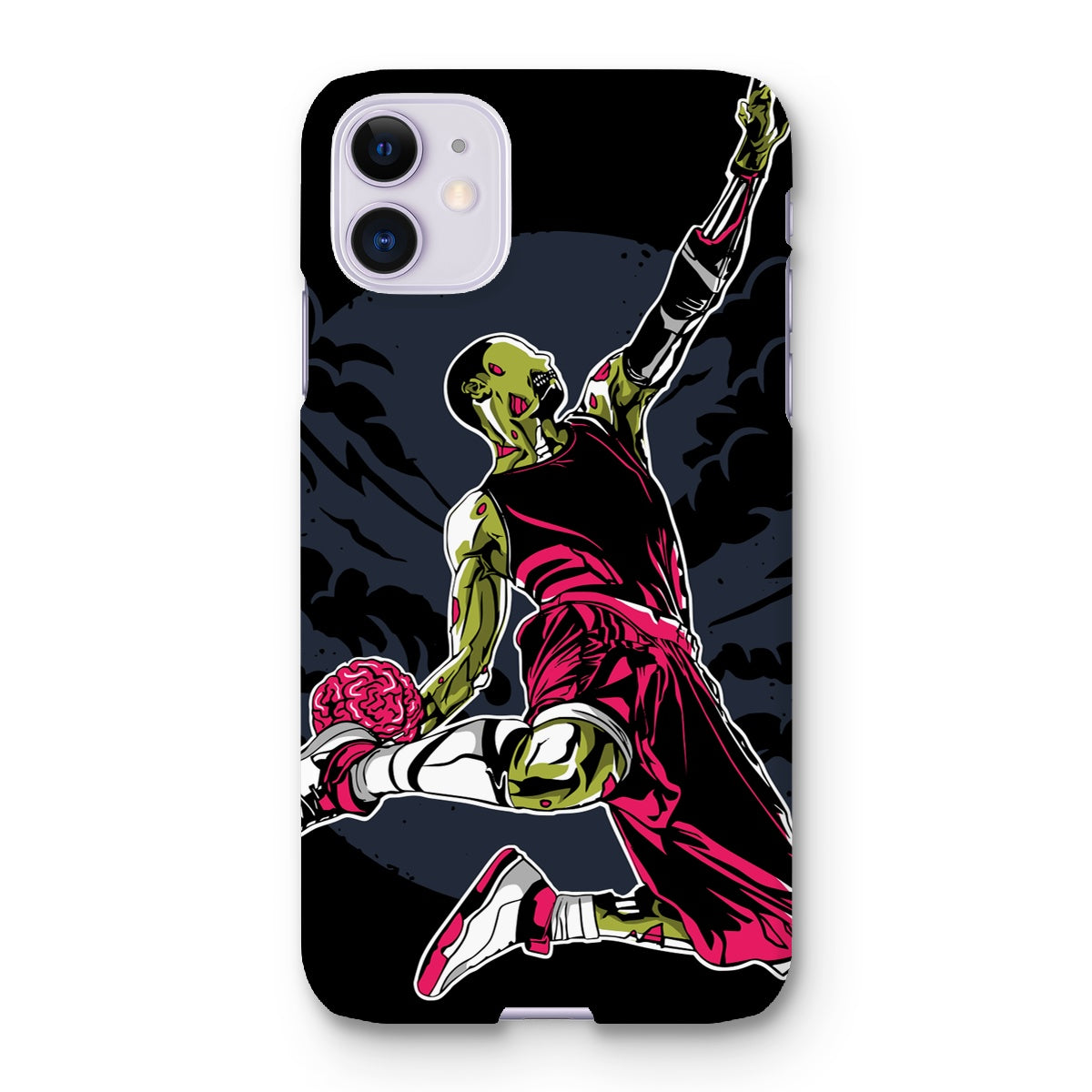 Brainy Basketball Zombie Snap Phone Case