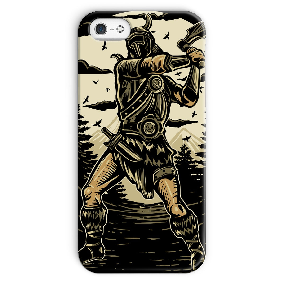 The Moon Viking Snap Phone Case