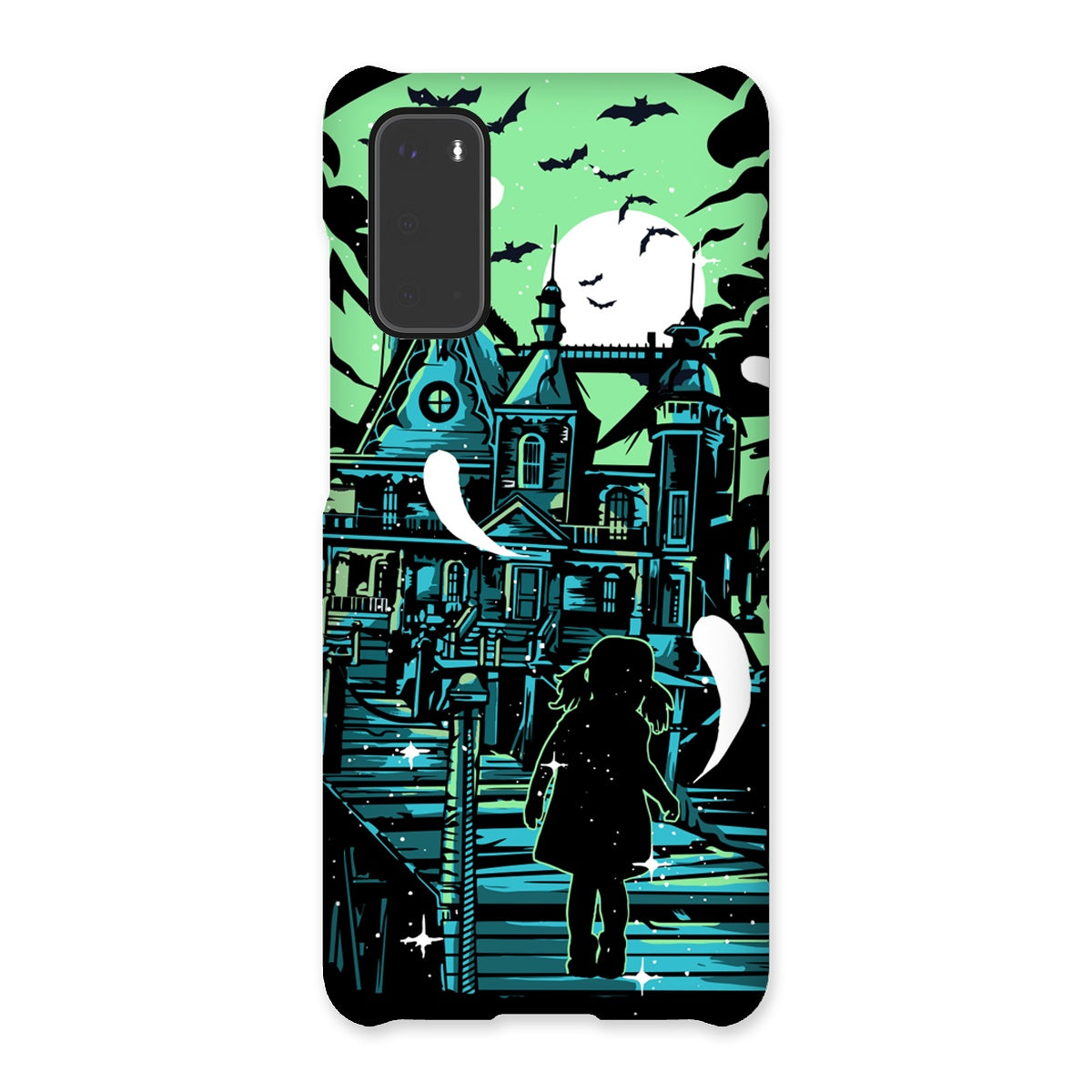 Little Girl At A Haunted Mansion Snap Phone Case