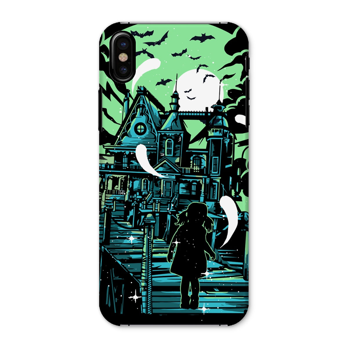 Little Girl At A Haunted Mansion Snap Phone Case